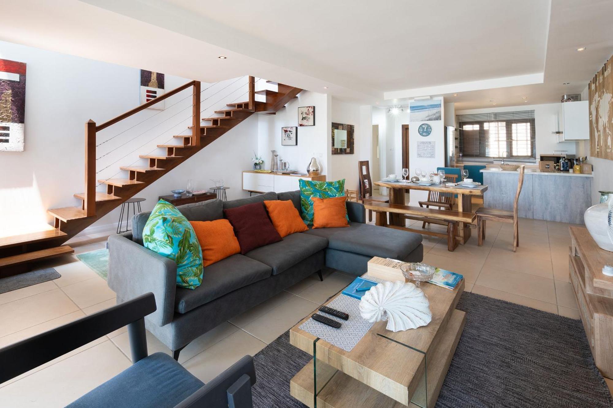 Luxury Beachfront Duplex, Coin De Mire View / 3Bed 马勒勒角 外观 照片
